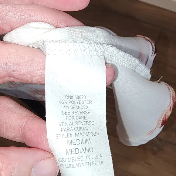 Stillettos Floral Wrap Maxi Dress - White and Brown - Picture 4 of 5